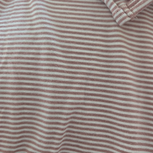 NWOT Carter's Pink and White Striped And Pink Rainbow Baby Sleep Sacks - Picture 3 of 5